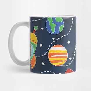 Astronaut Puppies Mug